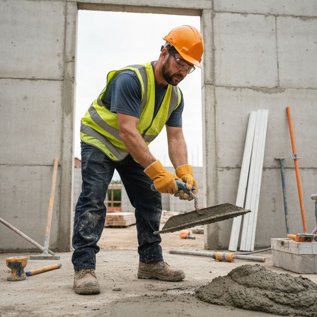 Self-employed construction worker